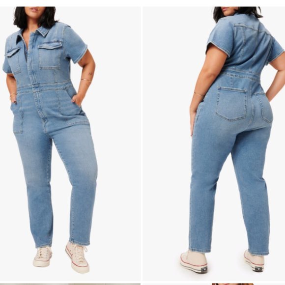 Good American Fit for Success Jumpsuit Size 7 (4XL) NWT - Picture 6 of 10